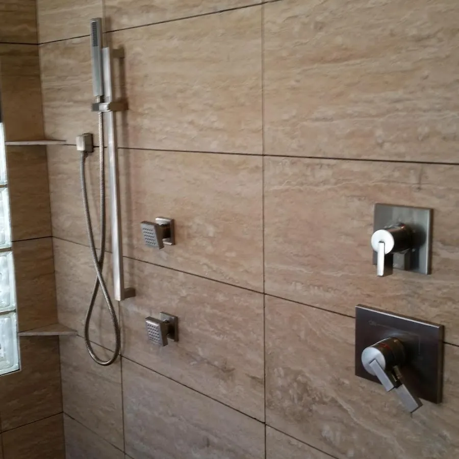 Shower fixture installation for Water Heater Replacement in Lihue